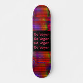GO VEGAN SKATEBOARD DECK (Devant)