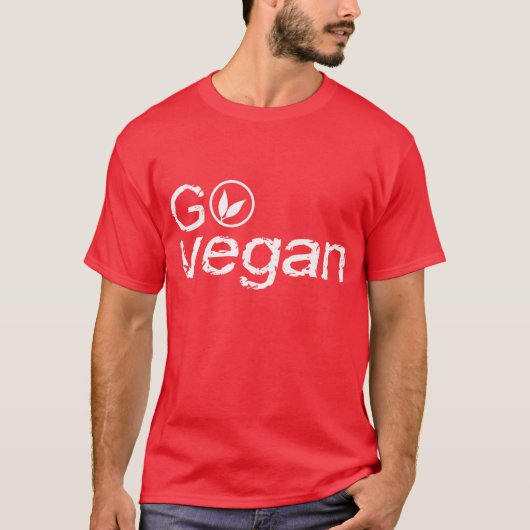Go Vegan - T-shirt basique (Devant)