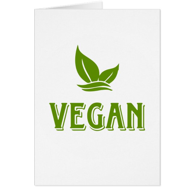Go Vegan, vegan, veggie, vegetariër, (Voorkant)