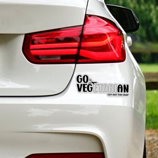 Go Vegetarian, Vegan Activism Sticker