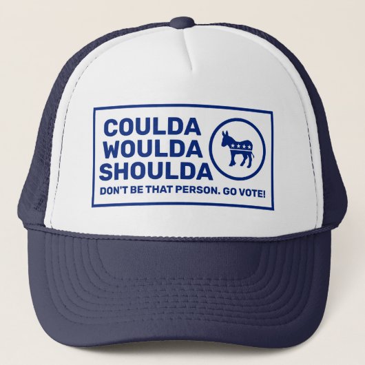 Go Vote™ Trucker Hat Pet (Voorkant)