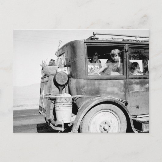 Go West Young Family, 1936 Briefkaart (Voorkant)