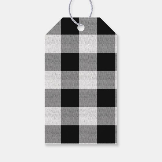 Go Wild Wit Buffel Zwart en Wit Plaid ID602 Cadeaulabel (Achterkant)