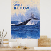 Go with the flow C Poster (Keuken)