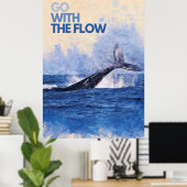 Go with the flow C Poster (Thuiskantoor)
