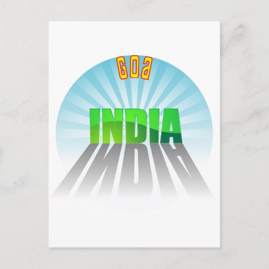 Goa Briefkaart (Voorkant)