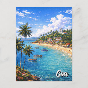 Goa India Briefkaart