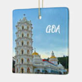 Goa India Vacation Kerstmis Keramisch Ornament (Links)