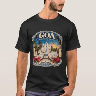 Goa Onbevlekte Ontvangenis Kerk Panaji – Vintage T-shirt