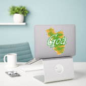 Goa Sticker (Laptop op bureau)