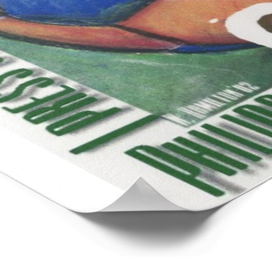 Goal! Affiche de football (Coin)