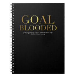 Goal Blooded Notebook Notitieboek