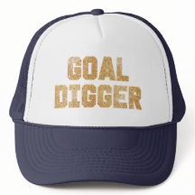 Goal Digger Gold Glitter Pet