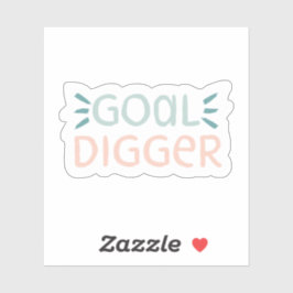 Goal Digger Vinyl Sticker