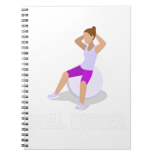 Goal Digger Woman Gym Notitieboek