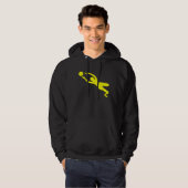 Goal Keeper - Geel Hoodie (Voorkant volledig)