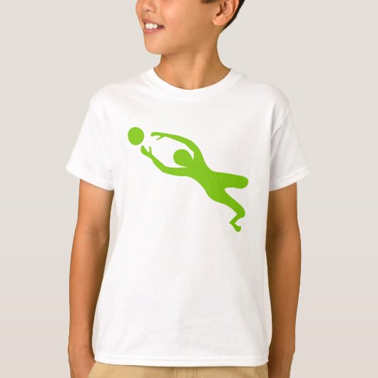 Goal Keeper - Martian Green T-shirt (Voorkant)