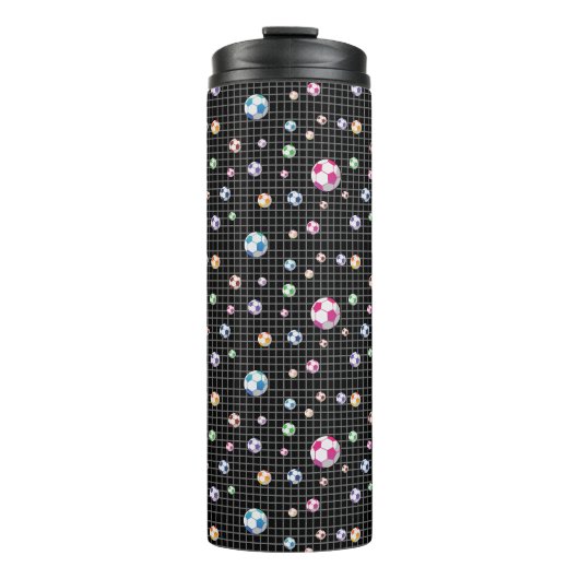 Goal Soccer Pattern Thermosbeker (Voorkant)