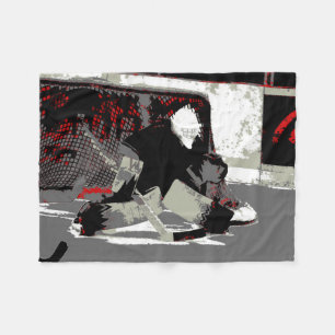 Goal Stopper - Ice Hockey Goalie Fleece Deken