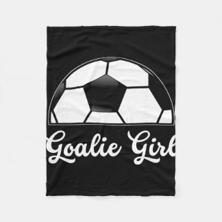 Goalie Girl Soccer Player Woman Soccer Goalie Girl Fleece Deken