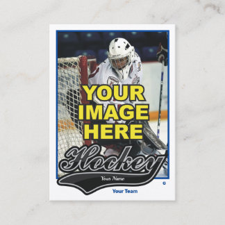 Goalie Hockey Card Visitekaartje