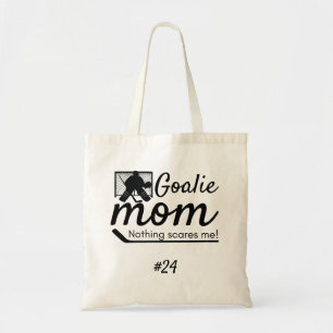 Goalie Hockey Maman sac fourre-tout noir
