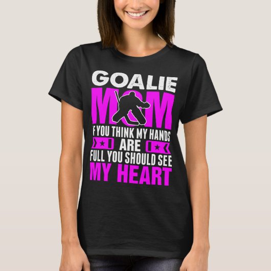 Goalie Ma Heart Tshirt (Voorkant)