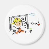 Goalie maakt de bewaarmagneet magneet (Voorkant)