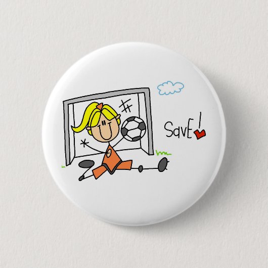 Goalie maakt de Button Save (Voorkant)