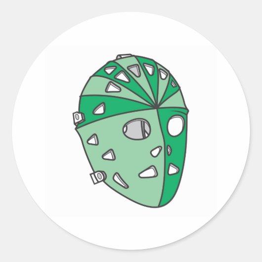 Goalie Ronde Sticker (Voorkant)