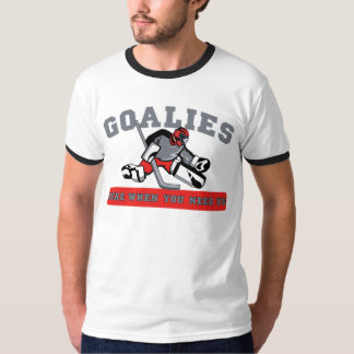 Goalies - Hier als je ons nodig hebt - Hockey T-shirt
