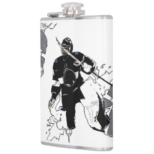Goalies Rock! Hockey Player Heupfles