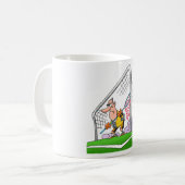 Goalkeeper de la caricature Mug (Devant gauche)
