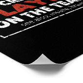 Goalkeeper grappige hockeyspeler goalkeeper poster (Hoek)