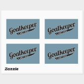 Goalkeeper Rechthoekige Sticker (Vel)