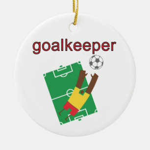 Goalkeeper T-shirts en cadeaus Keramisch Ornament