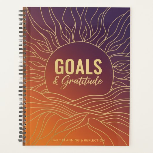 Goals & Gratitude Planner (Voorkant)