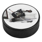 Goaltender - Hockey Player Hockey Puck (3/4)