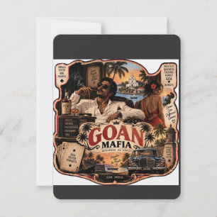 Goan Mafia – Goa trots Notitiekaartje