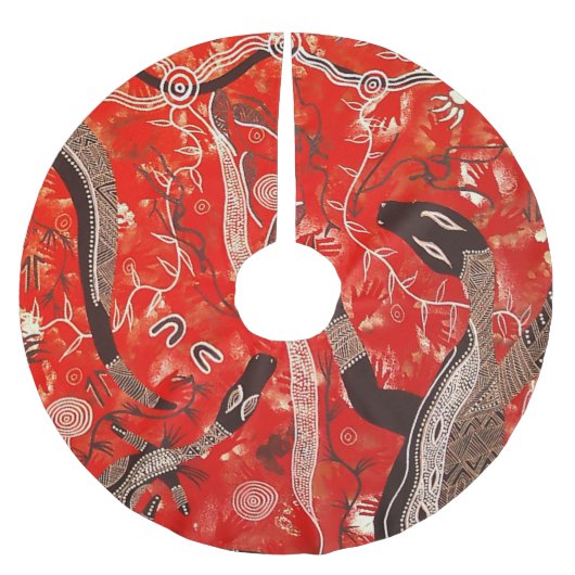 Goanna Dreaming Kerstboom Rok (Voorkant)