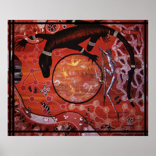 Goanna Dreaming Poster (Voorkant)