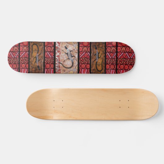 Goanna Dreaming Skateboard. Skateboard (Horizontaal)