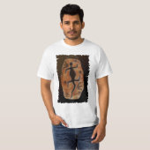 GOANNA DREAMTIME Australisch Aboriginal Art T-shir T-shirt (Voorkant volledig)