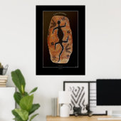 Goanna Dreamweaver Aborigine-styled Art Print (Thuiskantoor)