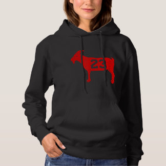 GOAT 23  Jordan Red Hoodie