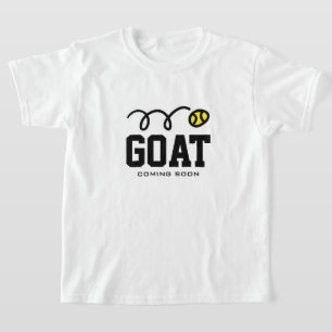 GOAT à venir bientôt drôle t-shirt de tennis pour 