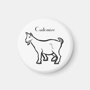 Goat Animal Thunder_Cove Magneet