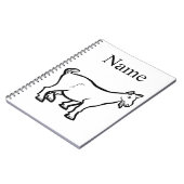 Goat Animal Thunder_Cove Notitieboek (Linkerzijde)