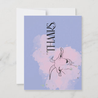 Goat bedankpas bedankkaart