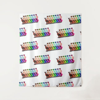 Goat Boy Rainbow Wandkleed